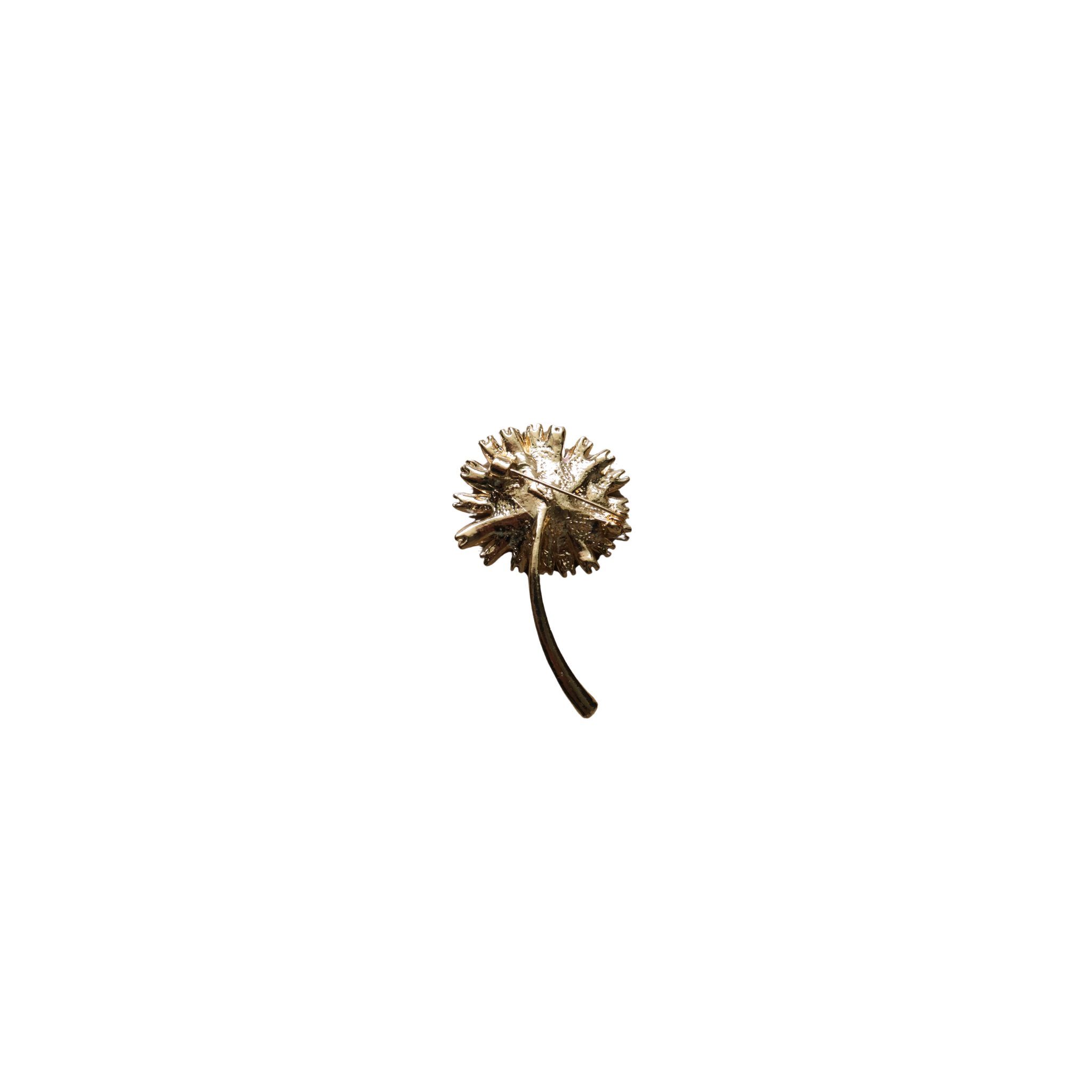 Broche speld bloem roze rood