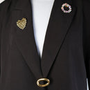 10039brochespeldgoudopenovaalen10037brochespeldgoudhartmettextuuren10035clipgoudmetregenboogkleursteentjes - Just the Jacket