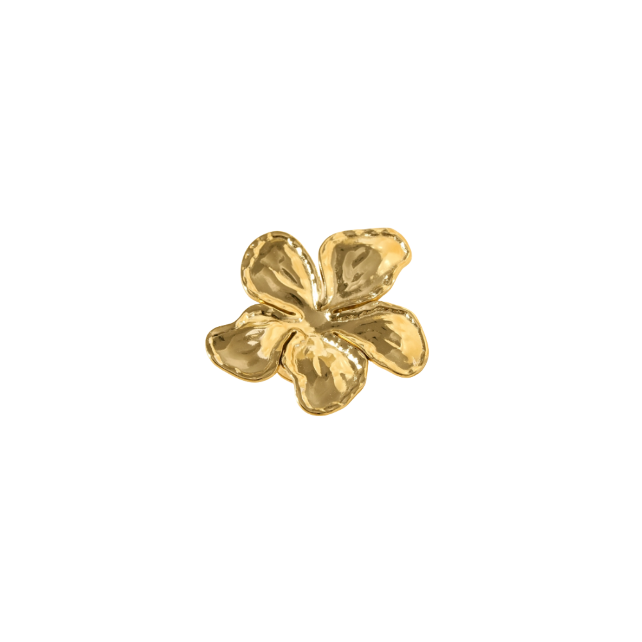 10050 brooch magnet gold flower