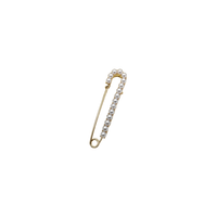 10059 brooch pin pearl gold silver