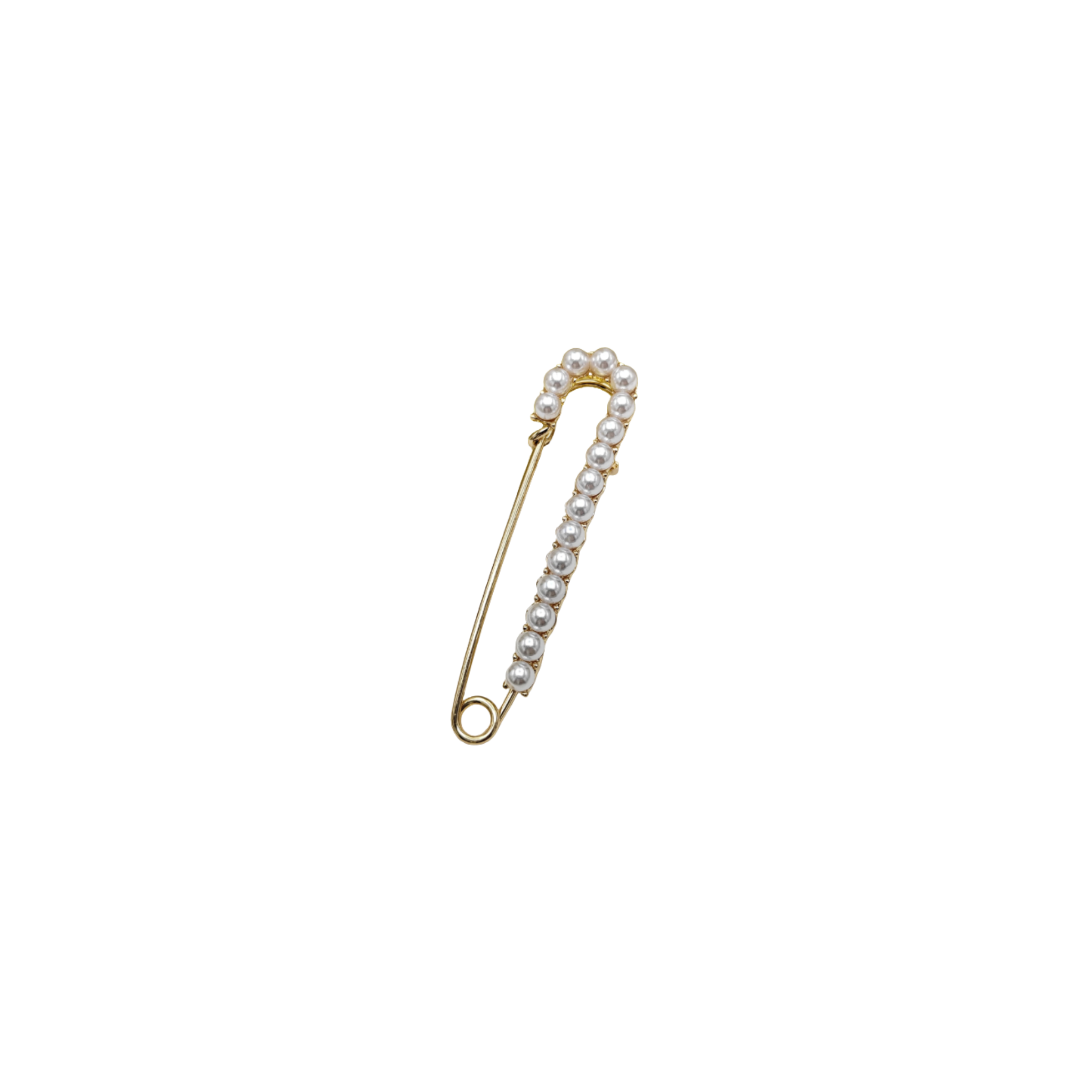 10059 brooch pin pearl gold silver