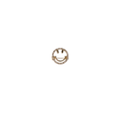 broche goud en zilver smiley