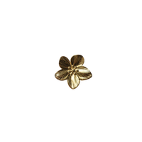 broche bloem goud