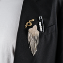 20041 pin gold snake black blazer
