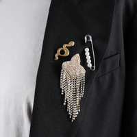 20041 pin gold snake black blazer
