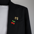 20052 and 20042 pin cherries and gold bow