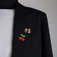 20052 and 20042 pin cherries and gold bow