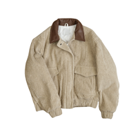 2008_bomber_jacket_coat_beige_ribbed_cotton_with_brown_imitation_leather_collar