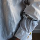 40002 sleeve holder fabric silver combi blouse