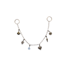 trouse chain gold with gold en with pendants summer vibes